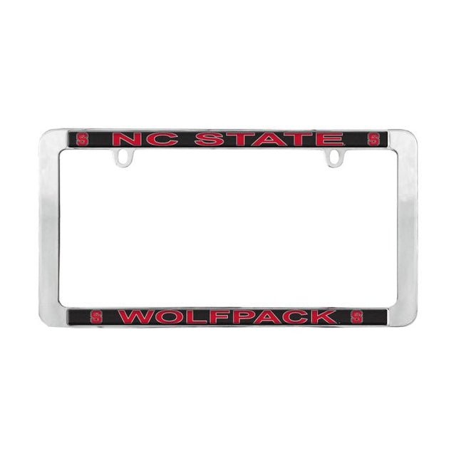 NC State Wolfpack Lic Plt Frame Metal Thin Rim Value