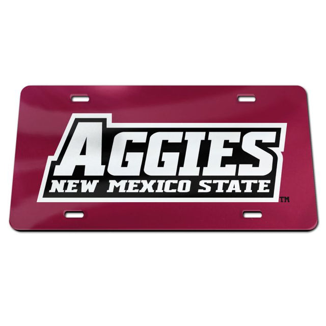 Placas de matrícula clásicas de acrílico de New Mexico State Aggies