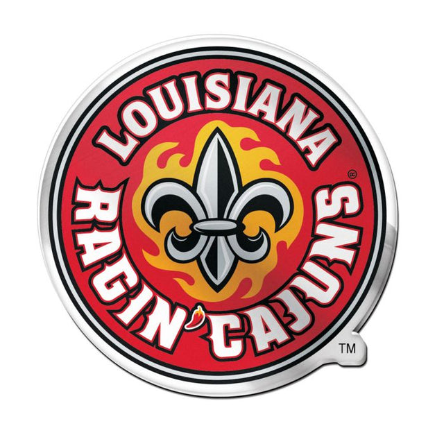 Luisiana - Emblema acrílico para automóvil de Lafayette Ragin Cajuns