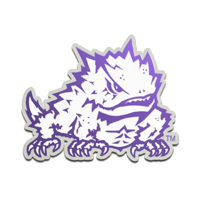 Emblema acrílico para automóvil de TCU Horned Frogs