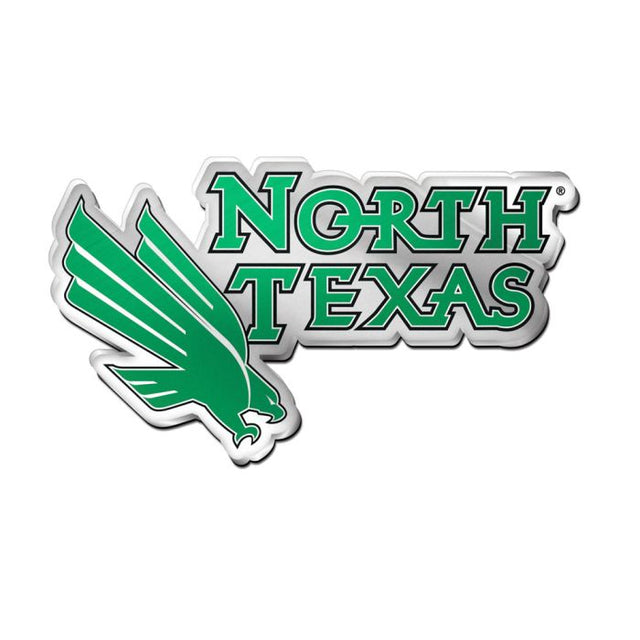 North Texas Mean Green Acrylic Auto Emblem