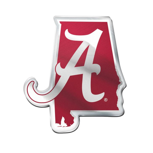 Emblema acrílico para automóvil del estado de Alabama Crimson Tide