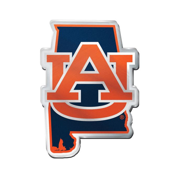 Emblema acrílico para automóvil de Auburn Tigers STATE