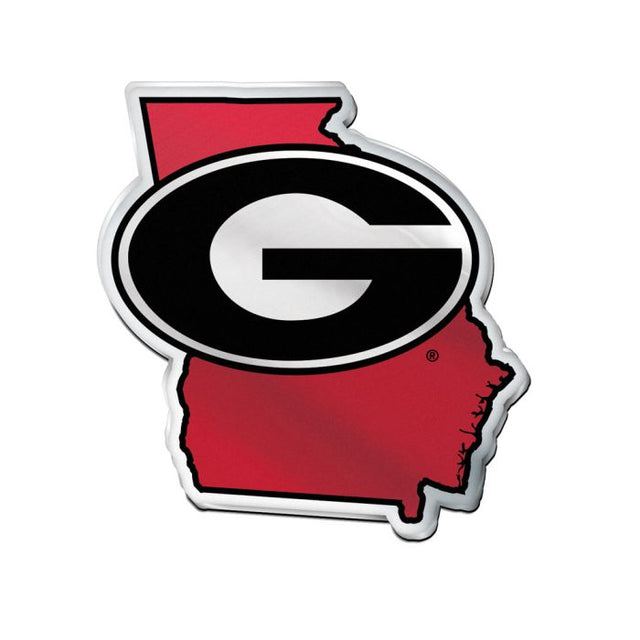 Georgia Bulldogs STATE Acrylic Auto Emblem