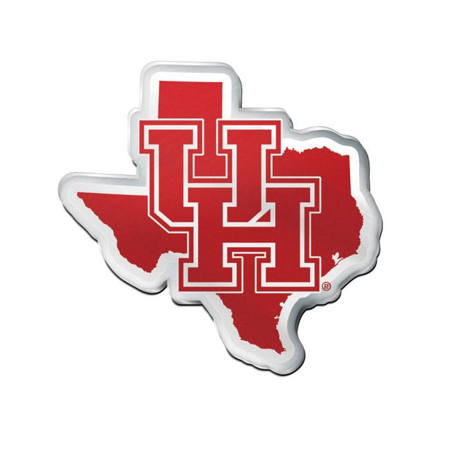 Houston Cougars STATE Acrylic Auto Emblem