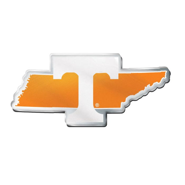 Emblema acrílico para automóvil de Tennessee Volunteers STATE