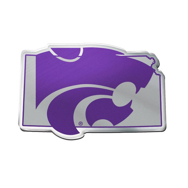 Emblema acrílico para automóvil de Kansas State Wildcats STATE