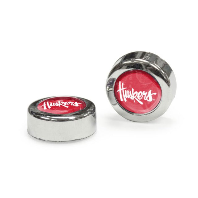 Nebraska Cornhuskers Domed Screw Caps