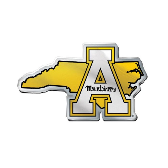 Appalachian State Mountaineers STATE Acrylic Auto Emblem