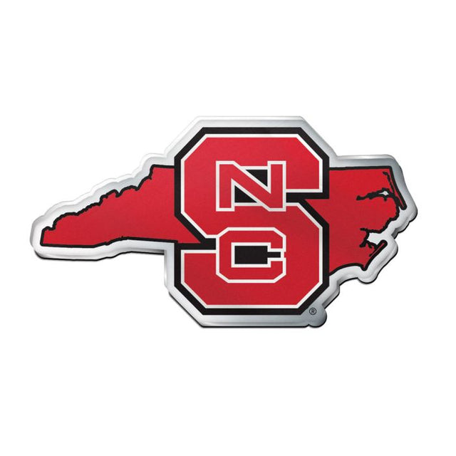 Emblema acrílico para automóvil de NC State Wolfpack STATE