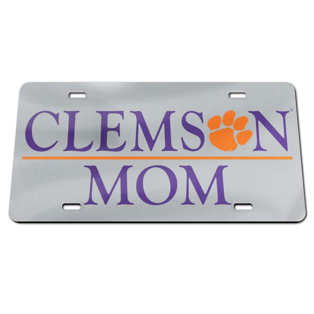 Placas de matrícula clásicas de acrílico de Clemson Tigers