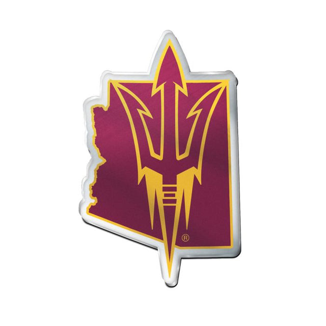 Emblema acrílico para automóvil de Arizona State Sun Devils STATE