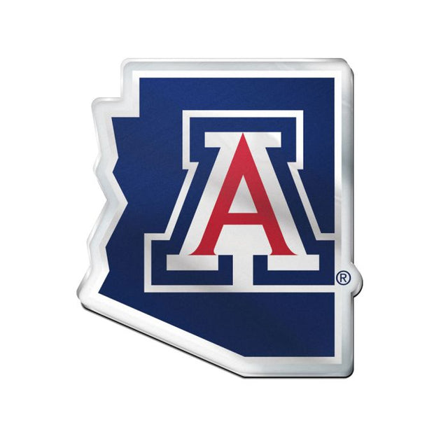 Arizona Wildcats STATE Acrylic Auto Emblem