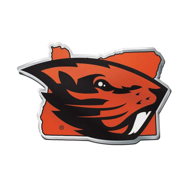 Emblema acrílico para automóvil de Oregon State Beavers STATE