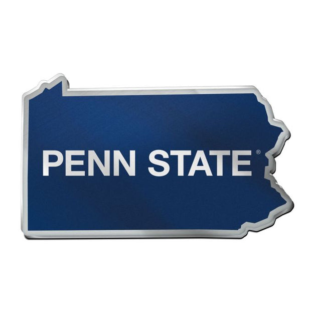 Emblema acrílico para automóvil con forma de estado de los Penn State Nittany Lions