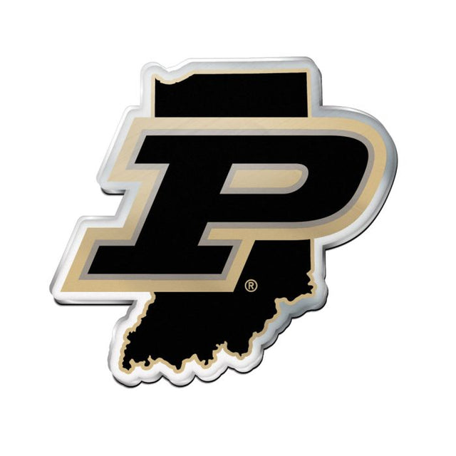 Purdue Boilermakers STATE Acrylic Auto Emblem