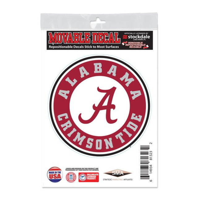 Calcomanías para todas las superficies de Alabama Crimson Tide de 5" x 7"