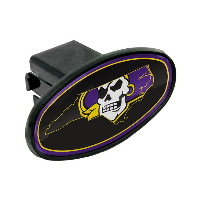 Receptor de enganche ovalado de 2" de East Carolina Pirates