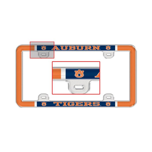 Auburn Tigers Lic Plt Thin Frame - Plastic