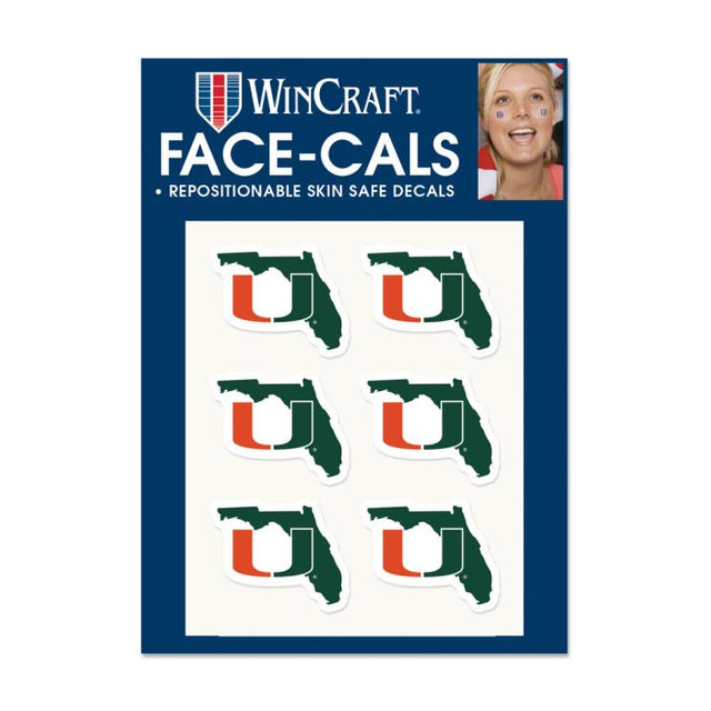 Miami Hurricanes Face Cals