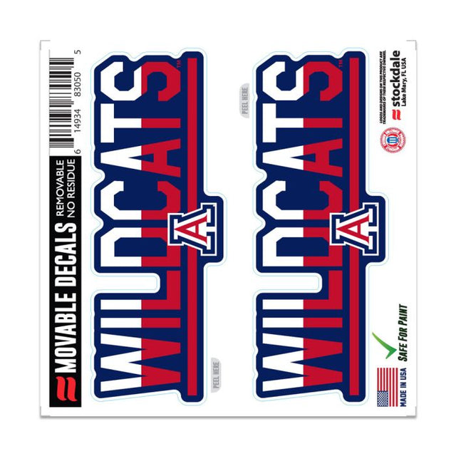 Arizona Wildcats COLOR DUO All Surface Decal 6" x 6"