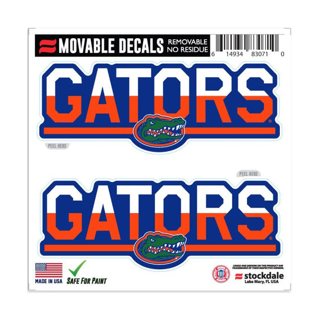 Florida Gators COLOR DUO All Surface Decal 6" x 6"