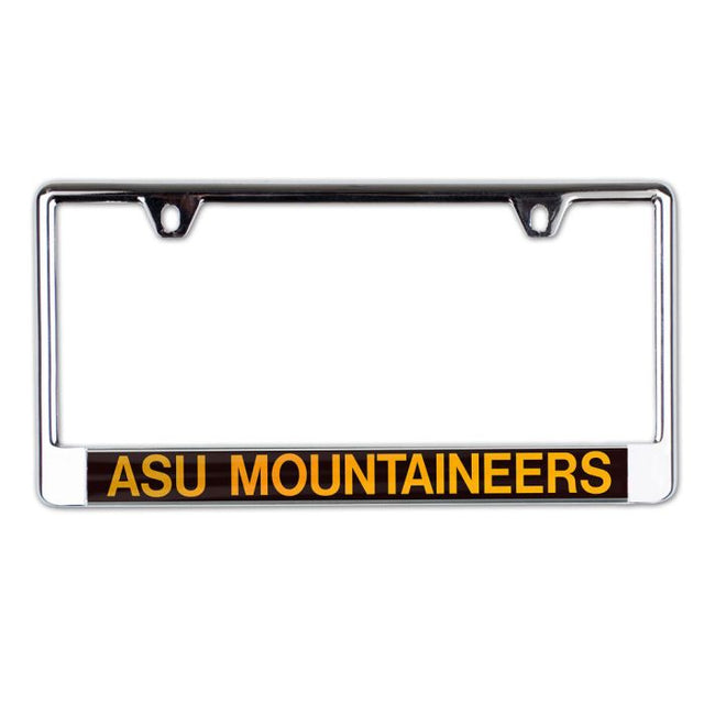 Appalachian State Mountaineers Lic Plate Frame B/O Printed