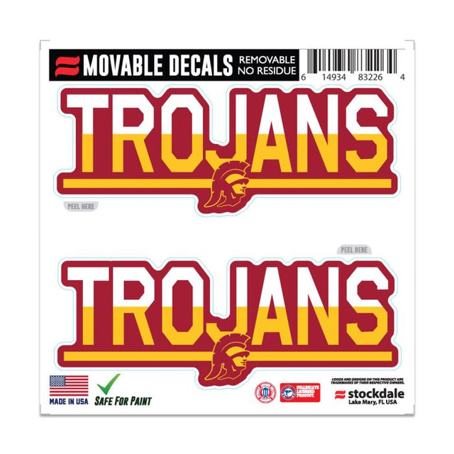 USC Trojans COLOR DUO All Surface Decal 6" x 6"