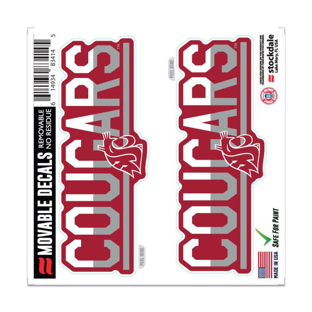 Washington State Cougars COLOR DUO All Surface Decal 6" x 6"