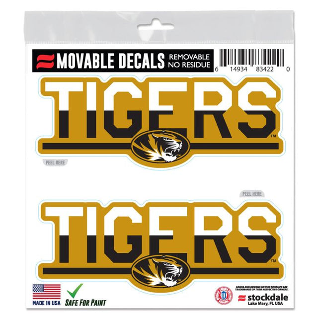 Missouri Tigers COLOR DUO All Surface Decal 6" x 6"