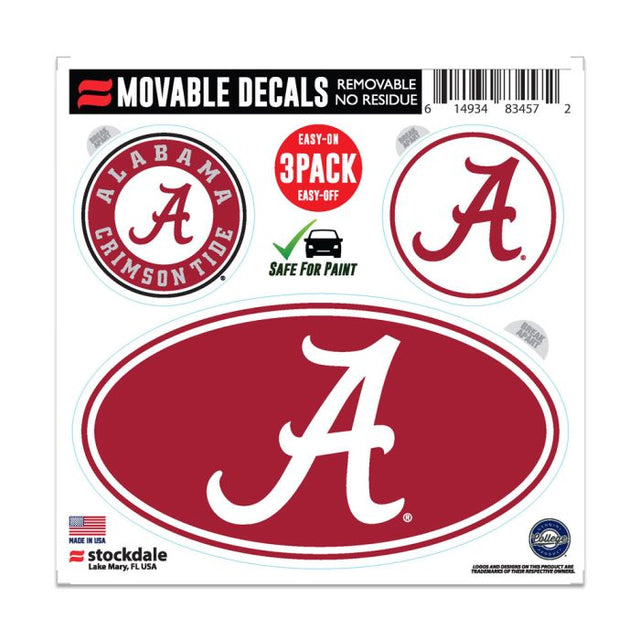 Alabama Crimson Tide All Surface Decal 6" x 6"