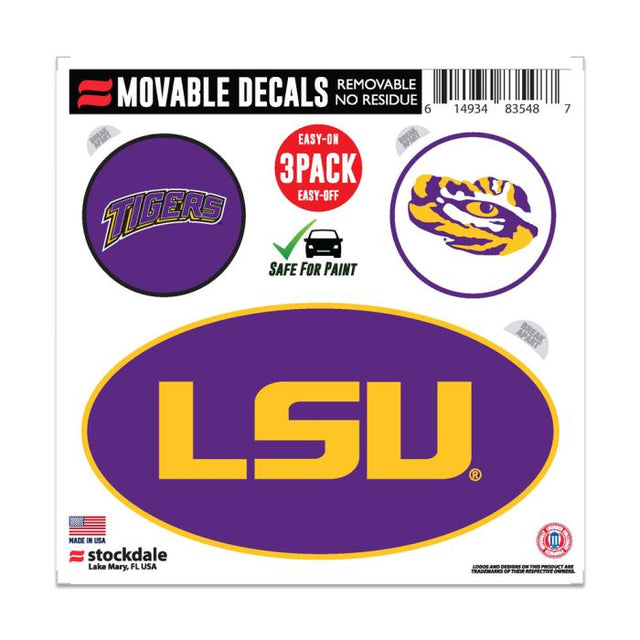 LSU Tigers All Surface Decal 6" x 6"