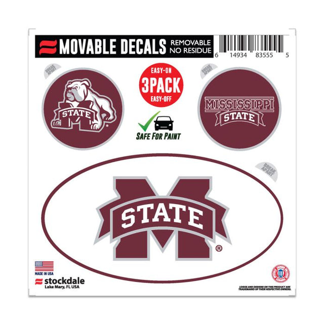 Mississippi State Bulldogs All Surface Decal 6" x 6"