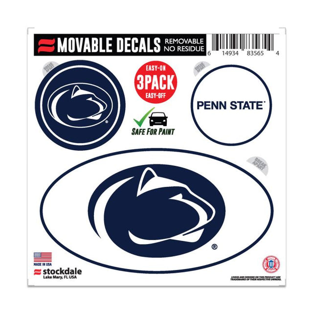 Calcomanía para todas las superficies de Penn State Nittany Lions, 6" x 6"