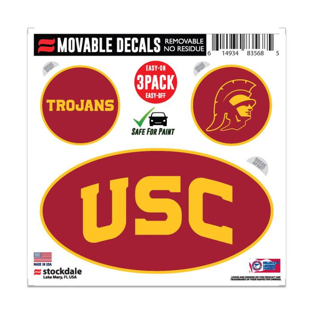 Calcomanía para todas las superficies de los Trojans de la USC, 6" x 6"