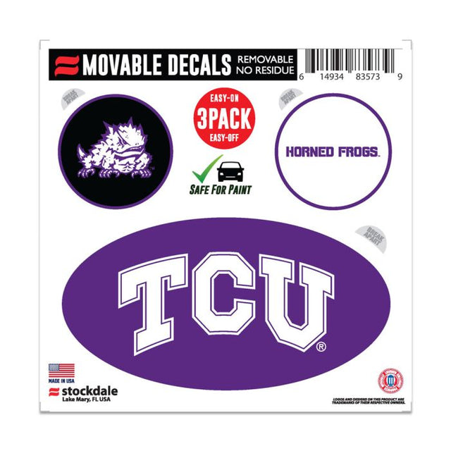 TCU Horned Frogs All Surface Decal 6" x 6"