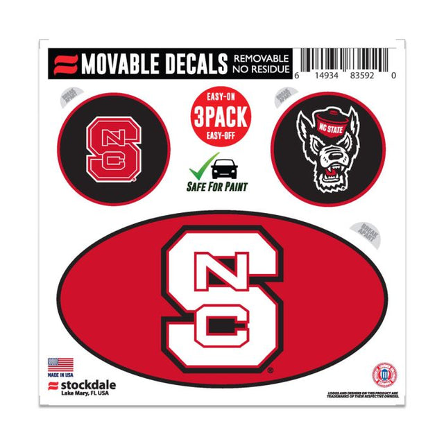 NC State Wolfpack All Surface Decal 6" x 6"