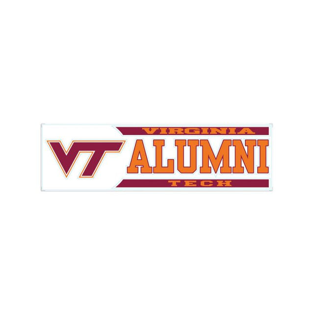 Virginia Tech Hokies Window Decals 3" x 10"