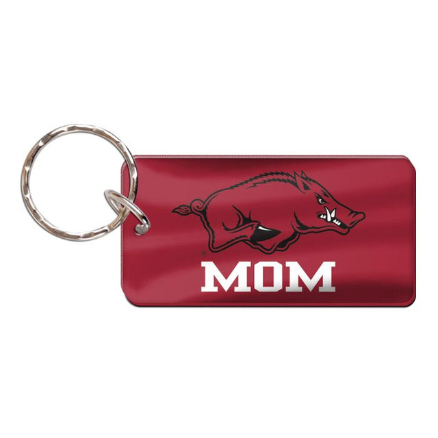 Arkansas Razorbacks Keychain Rectangle