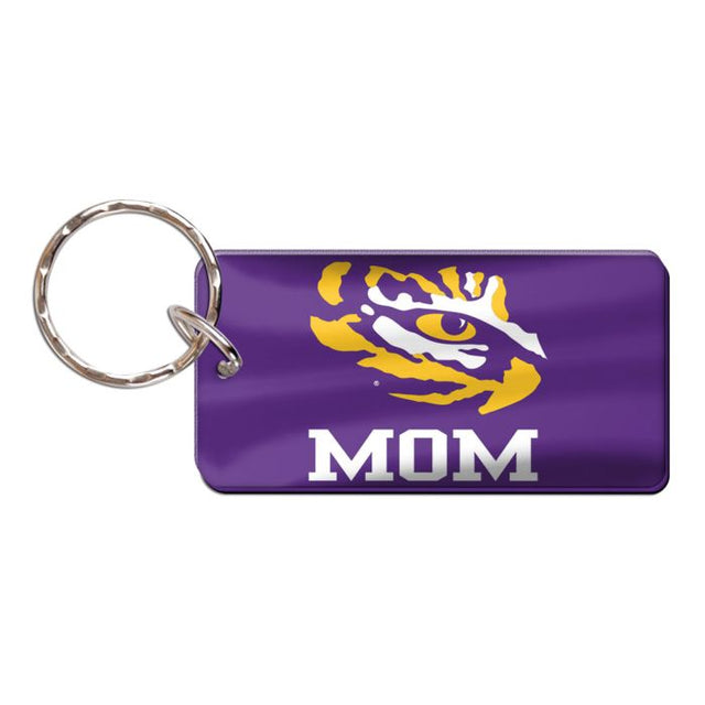 LSU Tigers Keychain Rectangle