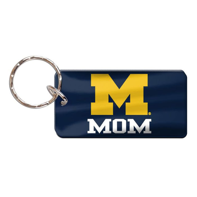 Michigan Wolverines Keychain Rectangle