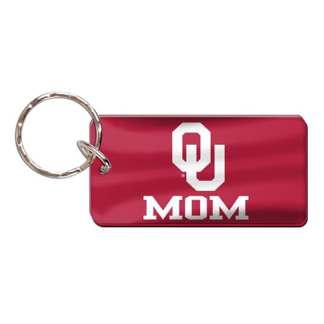 Llavero rectangular de los Oklahoma Sooners