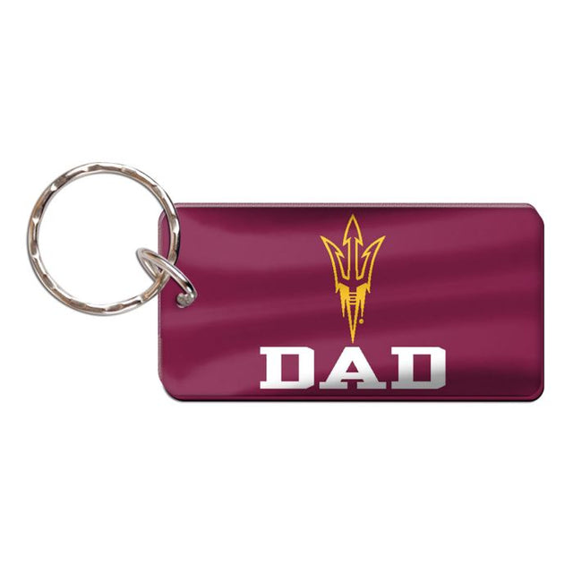 Arizona State Sun Devils Keychain Rectangle