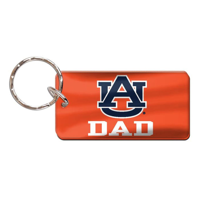 Llavero rectangular de los Auburn Tigers