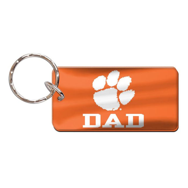 Clemson Tigers Keychain Rectangle