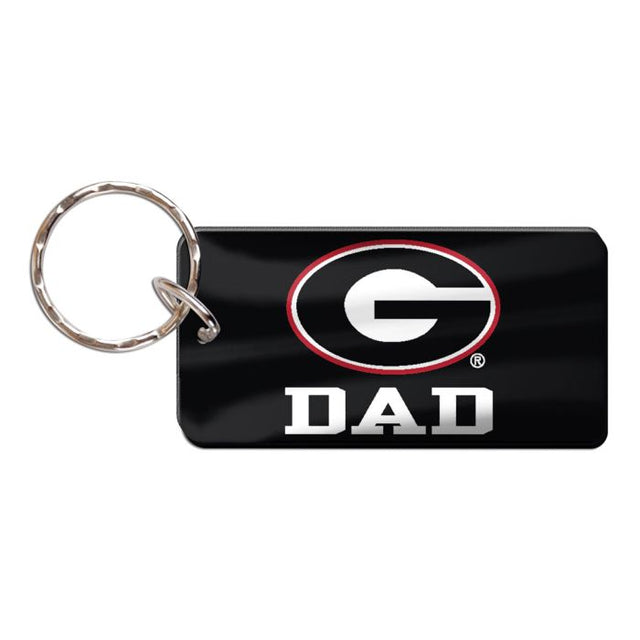 Georgia Bulldogs Keychain Rectangle