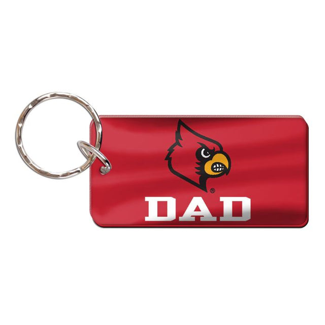 Louisville Cardinals Keychain Rectangle