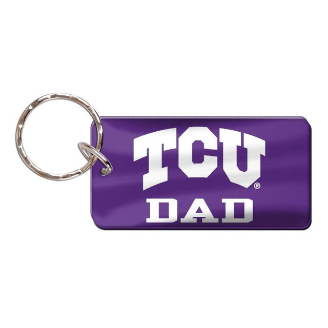 TCU Horned Frogs Keychain Rectangle