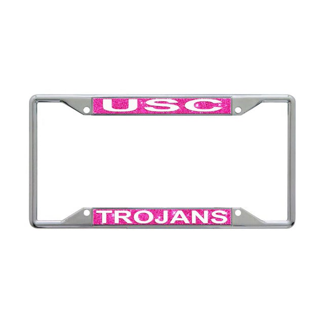 USC Trojans FONDO BRILLOSO Licencia Plt Marco S/S Impreso