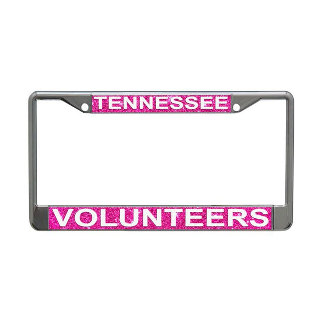 Tennessee Volunteers GLITTER BACKGROUND Lic Plt Frame S/L Printed